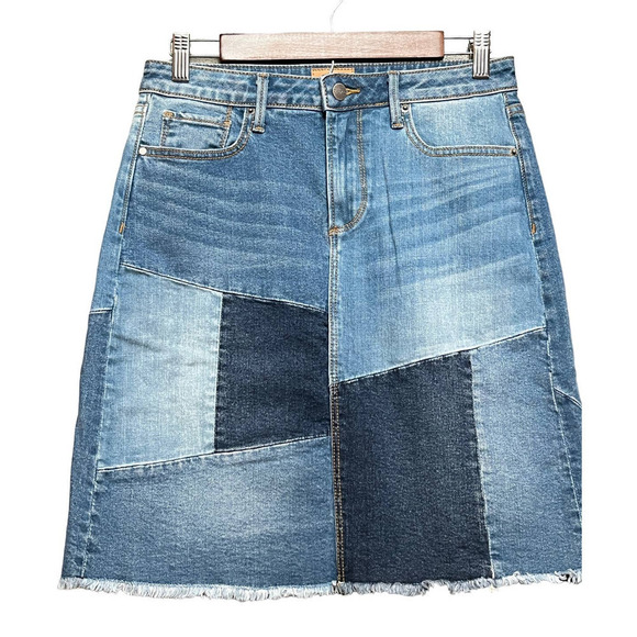 DriftWood Classic Fit Saudi Block Dinim Skirt - Picture 2 of 9